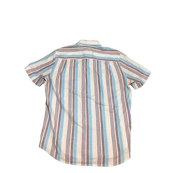 St. John's Bay Comfort Flex Men’s L Easy Care Short Sleeve Button-Down Shirt - Picture 2 of 4